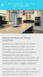 Mobile Screenshot of mckenziebakerinteriors.com
